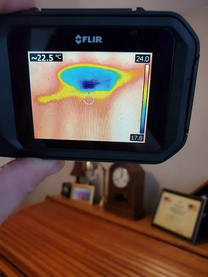 Thermal imaging inspection for water damage in Five Corners